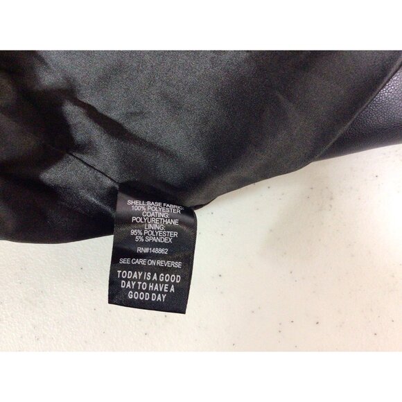 Torrid Faux Leather Jacket Coat Fringe Detail Womens 4X New - Picture 10 of 10